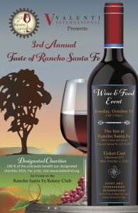2015 Taste of RSF-Event Poster